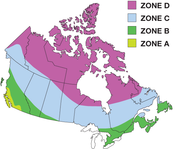 Energy Star Climate zone map