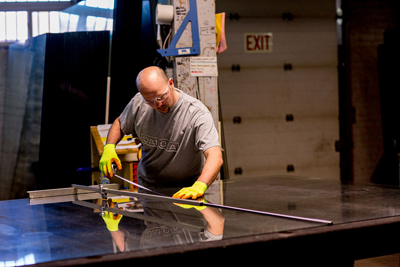 Cutting Glass for a sealed unit